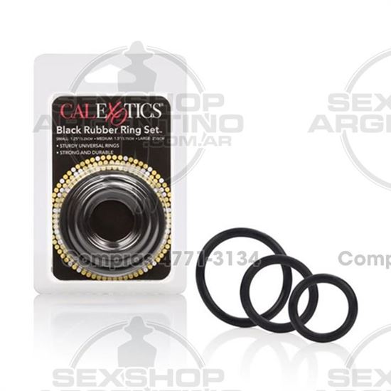 Set de anillos para pene 3 medidas
